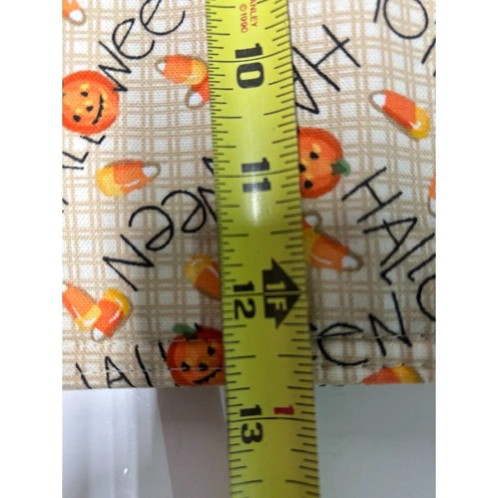 Longaberger Halloween Party Placemats Set of 2 Reversible Pumpkin